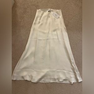Anine Bing bar silk maxi skirt. Ivory. Size small.